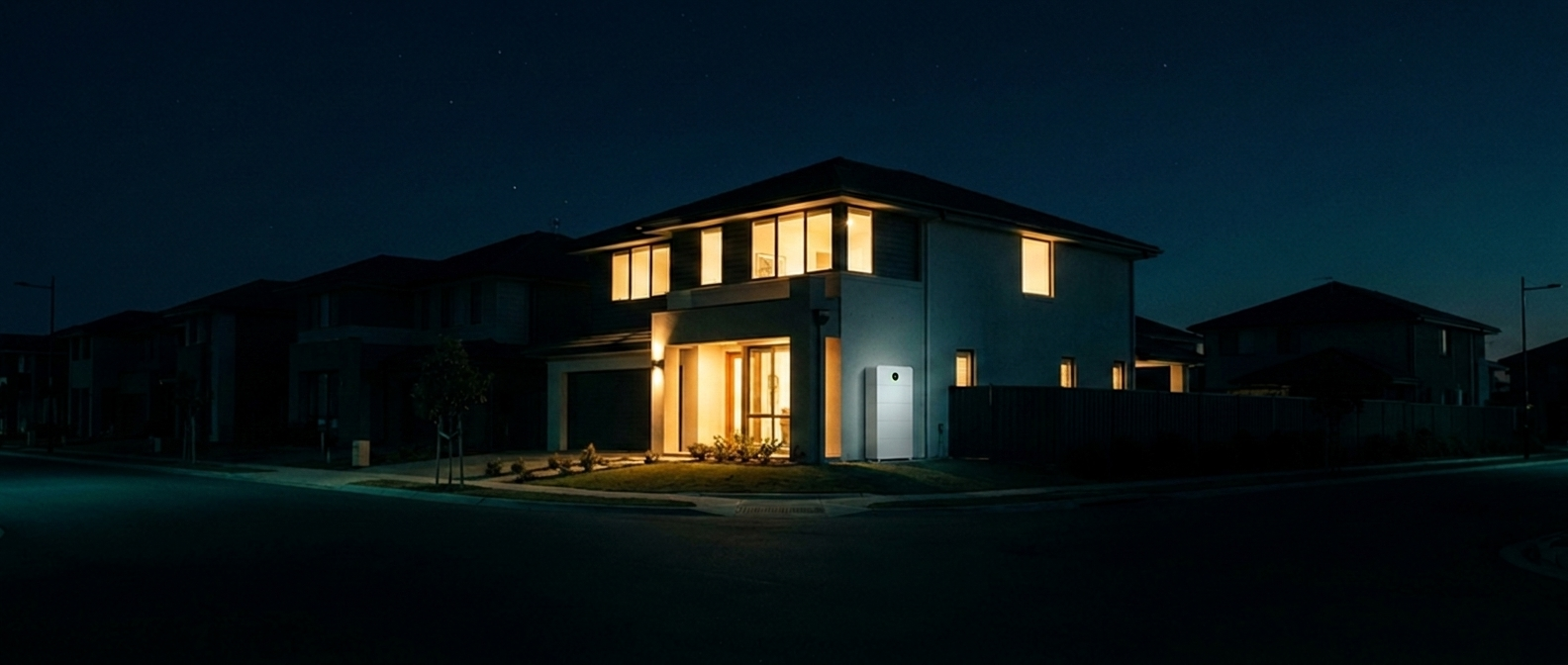 Home with power during a neighborhood blackout
