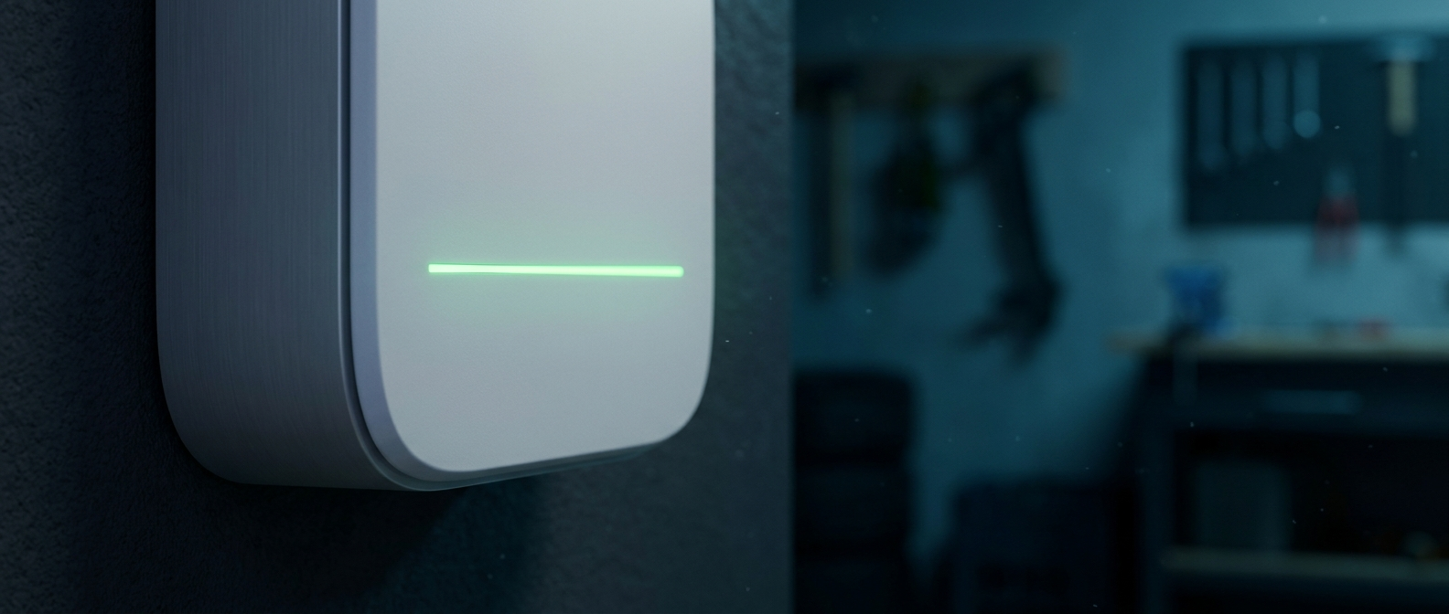 GridBuster unit status light glowing green